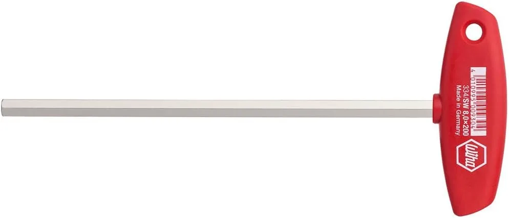 Wiha 33403 T-Handle Hex Key, 3.0 x 100mm One Size