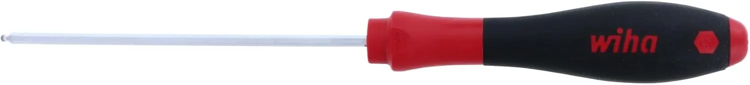 Wiha 36720 Ball End Hex Driver, with SoftFinish Handle, No Ring, Metric, 2.0 x 100mm 2.0mm