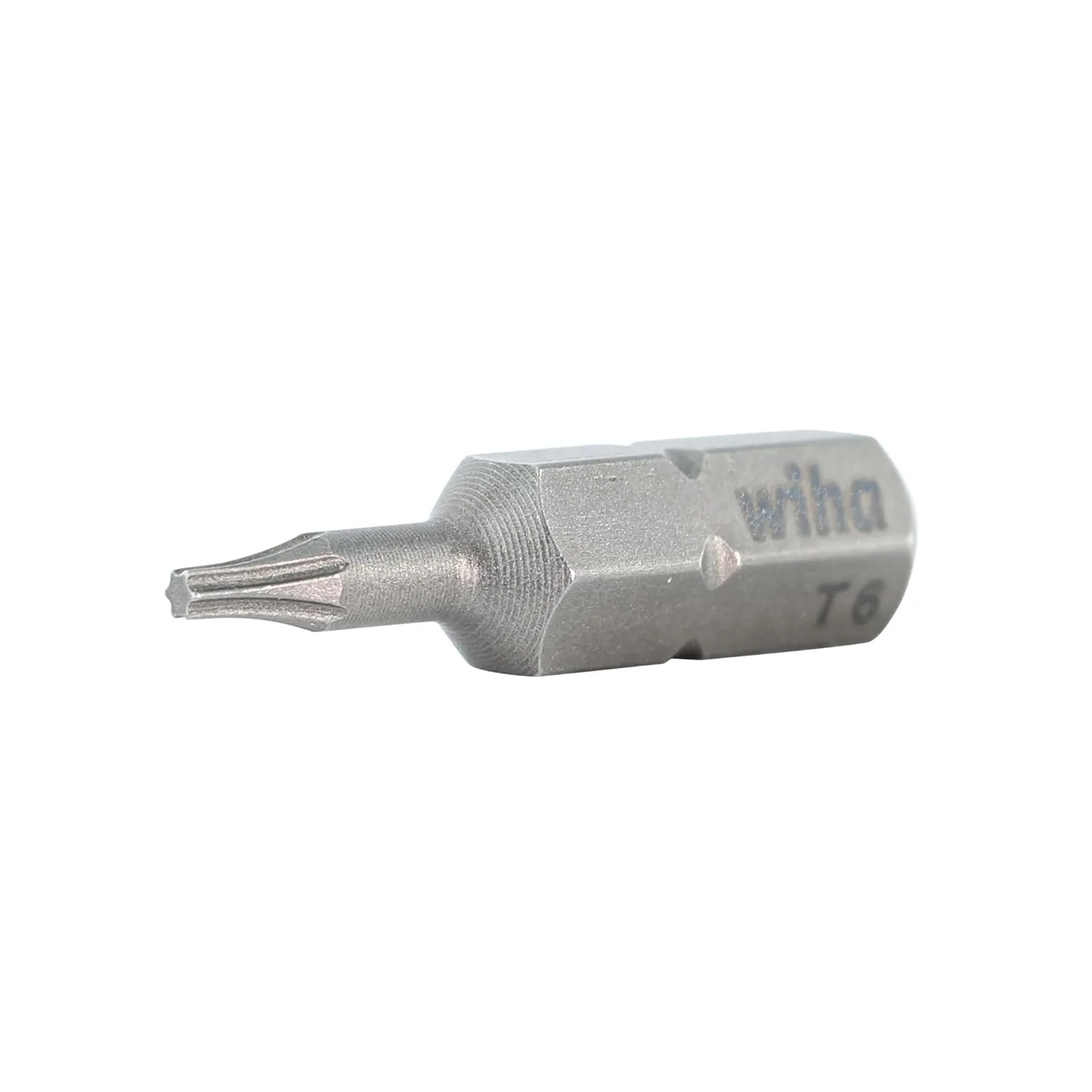 Wiha 71506 Torx Insert Bits, 1/4-Inch Hex Drive, T6 by 25 mm, 10-Pack