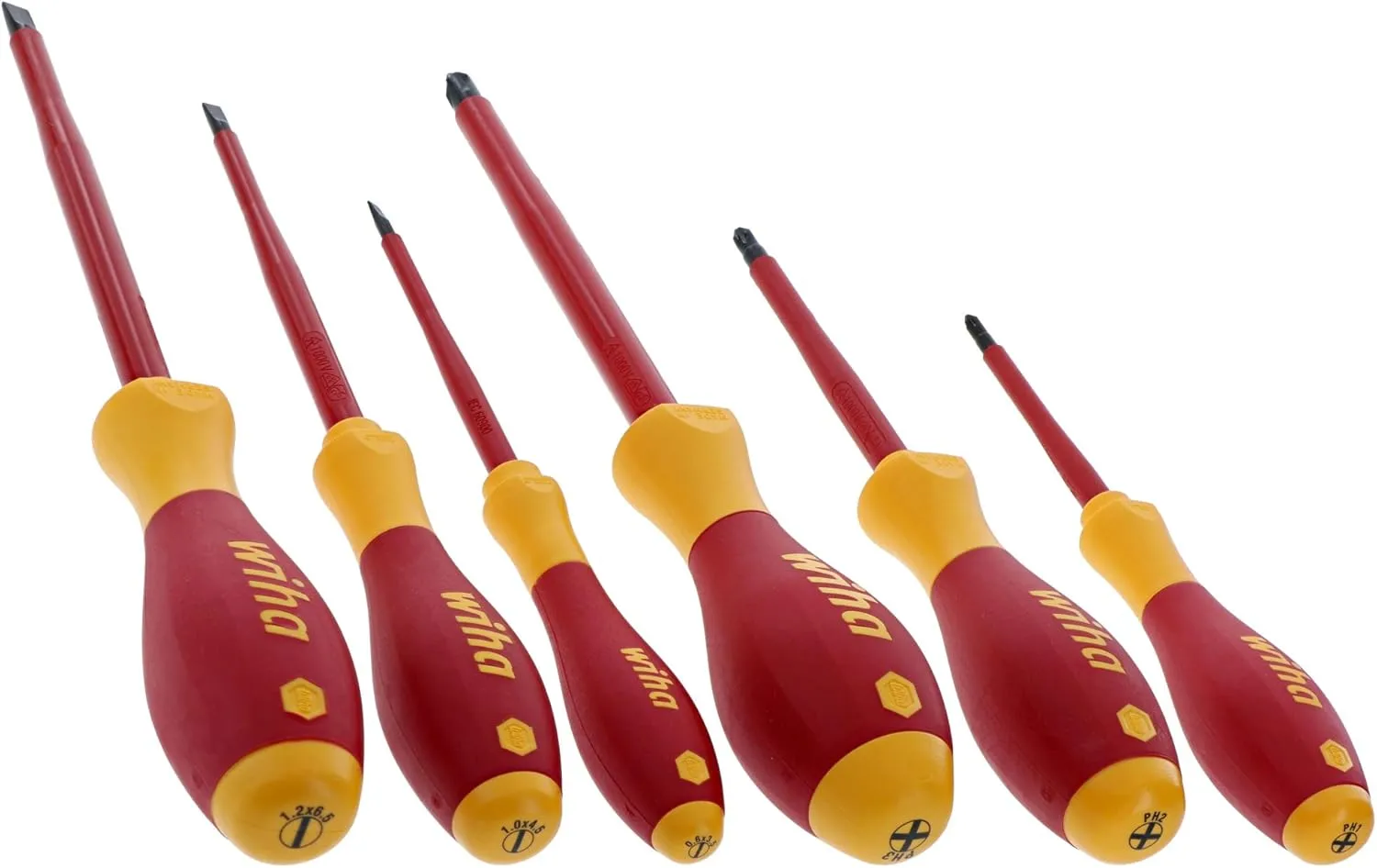 Wiha Insulated 6-Piece Screwdriver Set - Phillips & Slotted