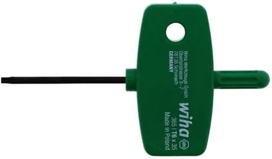 Torx Key: Wing Handle, T6, 2.7" OAL