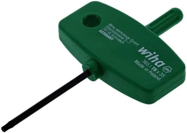 Torx Key: Wing Handle, T6, 2.7" OAL