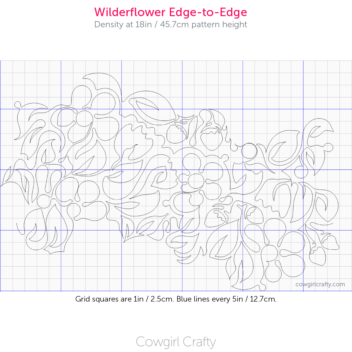 Wilderflower Edge-to-Edge | Digital Longarm Quilting Pattern