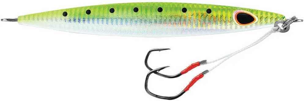 Williamson Kensaki 170 Jig - 6" - 6oz - UV Green Sardine Zebra