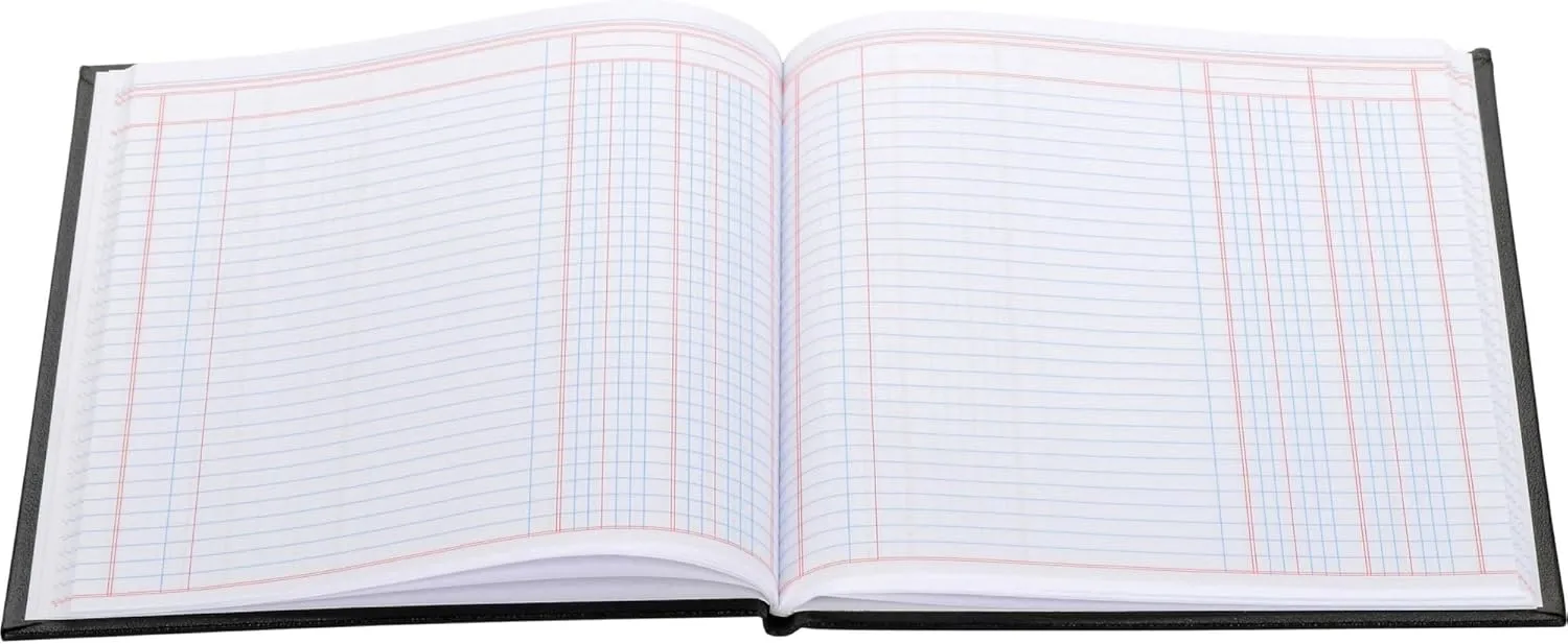 Wilson Jones Hardbound Accounting Journal, 9.25 x 7 Inches, 2 Columns, 80 Pages