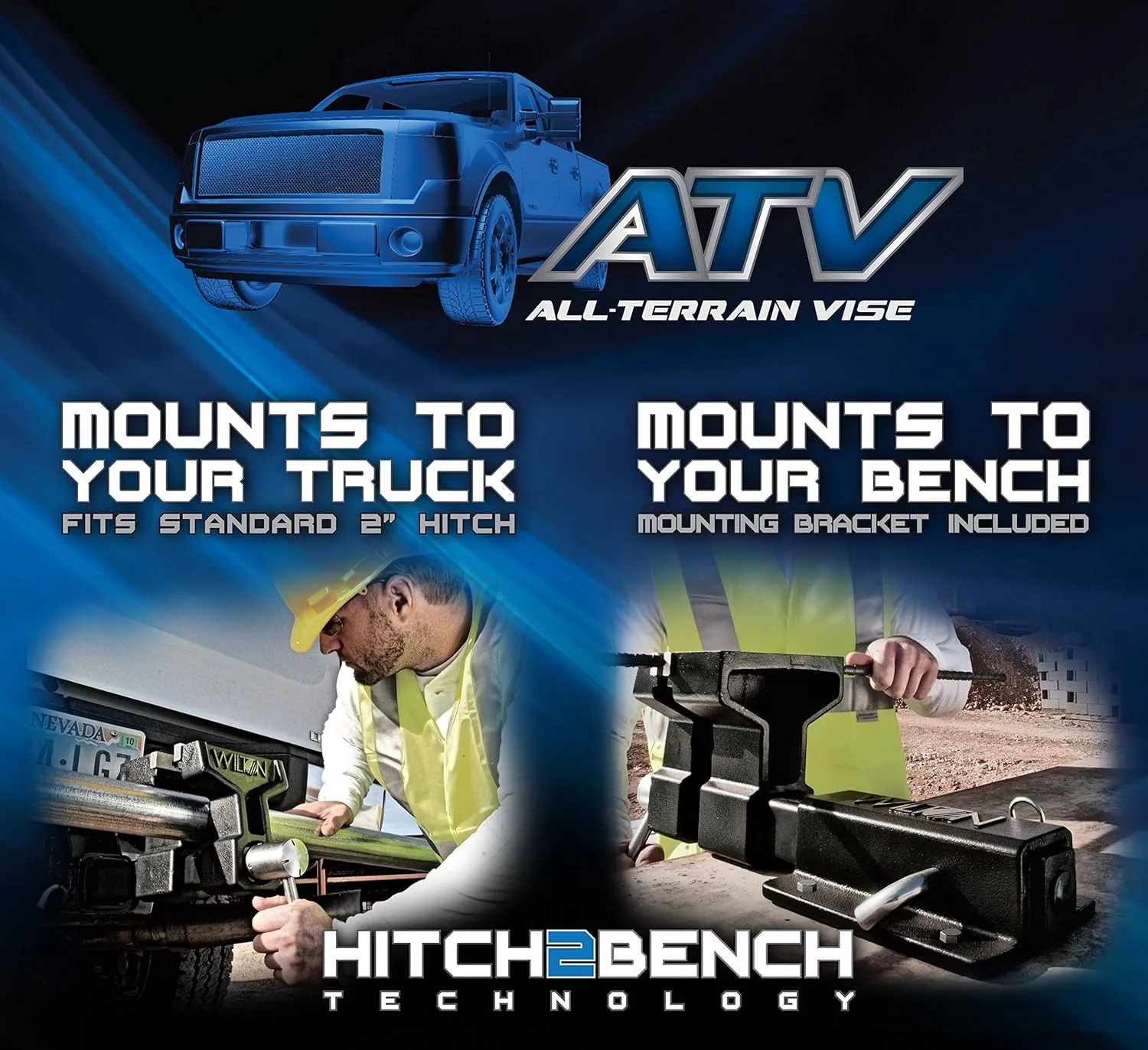 Wilton ATV All-Terrain Vise, 6" Jaw Width, 5-3/4" Max Jaw Opening, 5" Throat (10010)