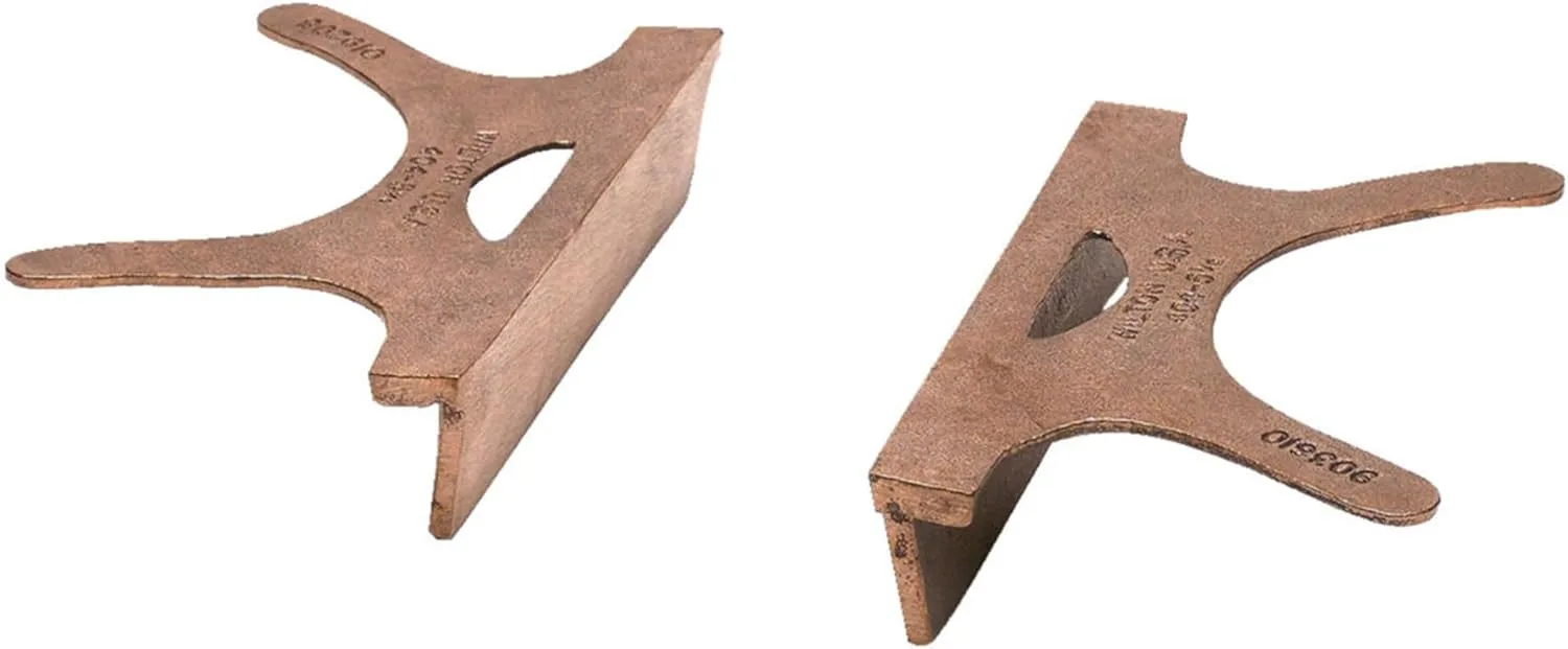 Copper Jaw Caps - 404-3 copper jaw capsf/3" jaw wi