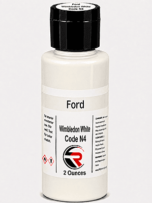 Ford Wimbledon White Solid Code N4 (FW1-N4-02)