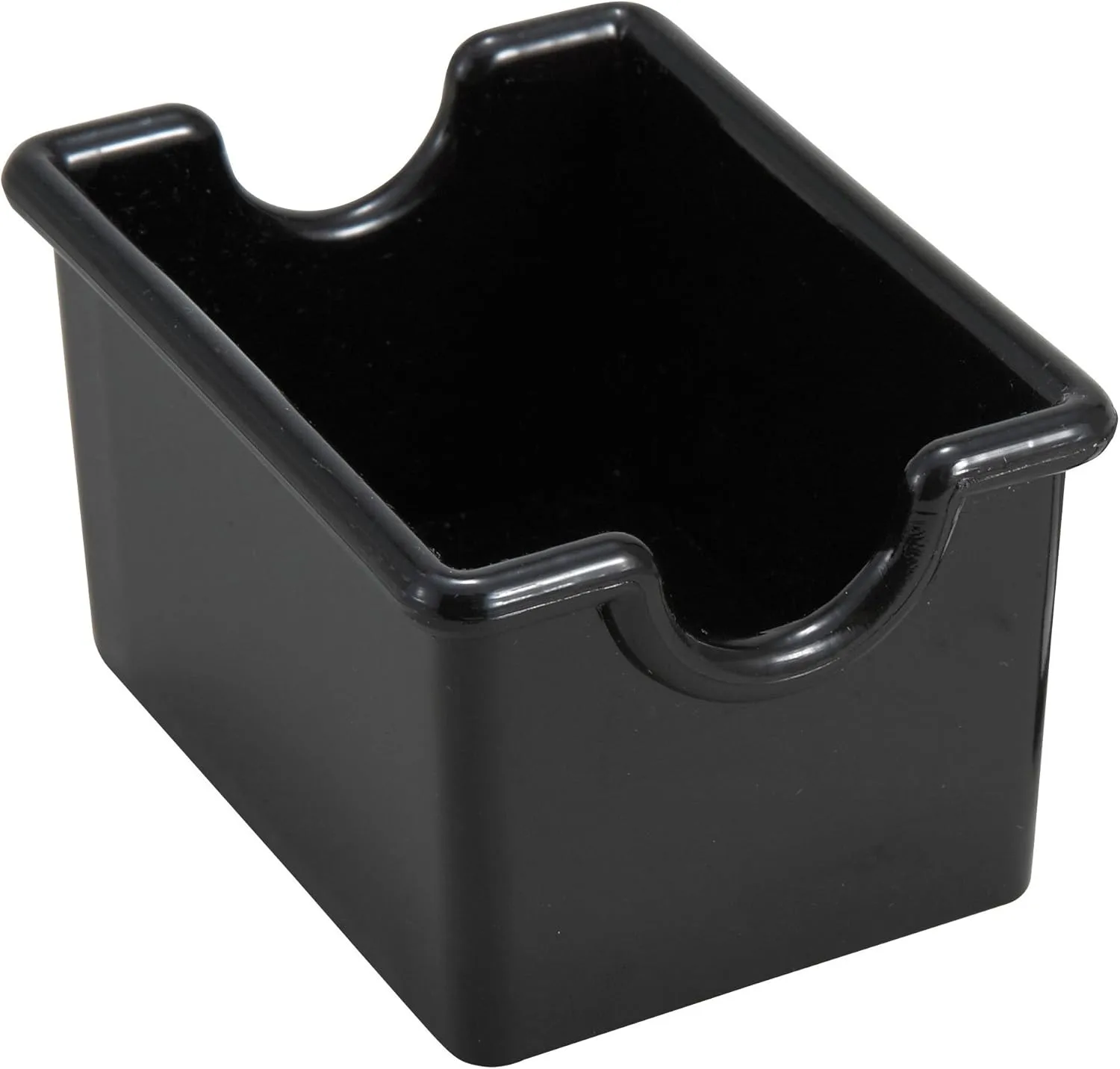 Winco 12-Piece Black Sugar Packet Holder Black 1-Pack of 12