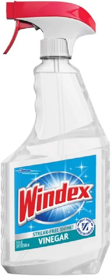 Windex Multi-Surface Vinegar Cleaning Spray, Fresh Clean Scent, 23 Oz Bottle