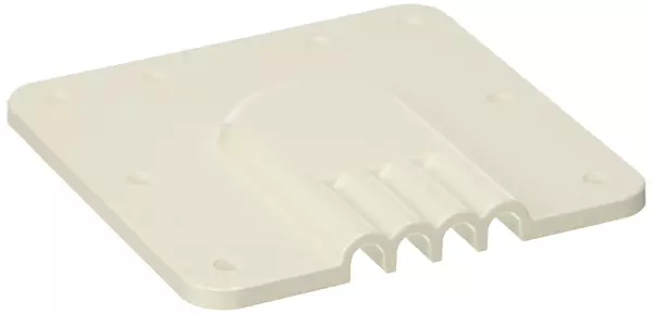Winegard CE-4000 Cable Entry Plate, White - Quad Screw-In