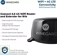 Winegard 434719 Connect 2.0 4G2 (WF2-435) 4G LTE and Wi-Fi Extender for RVs