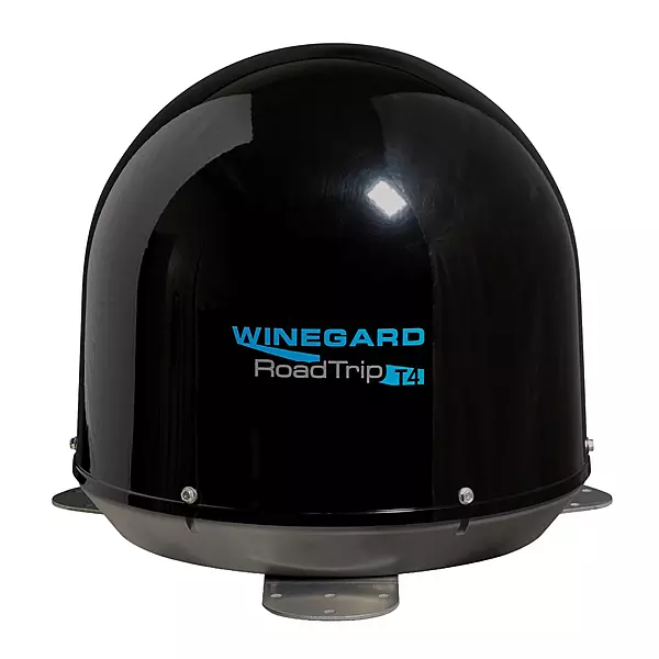 Winegard RT2035T Roadtrip T4 in-Motion RV Satellite Dish (Dish, DIRECTV, BellTV) - Fully Automatic RV Satellite Antenna Black