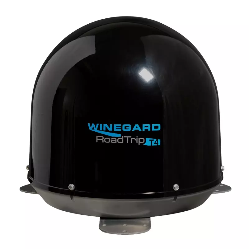 Winegard RT2035T Roadtrip T4 in-Motion RV Satellite Dish (Dish, DIRECTV, BellTV) - Fully Automatic RV Satellite Antenna Black