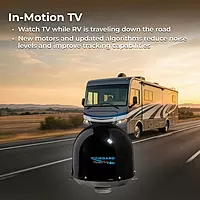 Winegard RT2035T Roadtrip T4 in-Motion RV Satellite Dish (Dish, DIRECTV, BellTV) - Fully Automatic RV Satellite Antenna Black