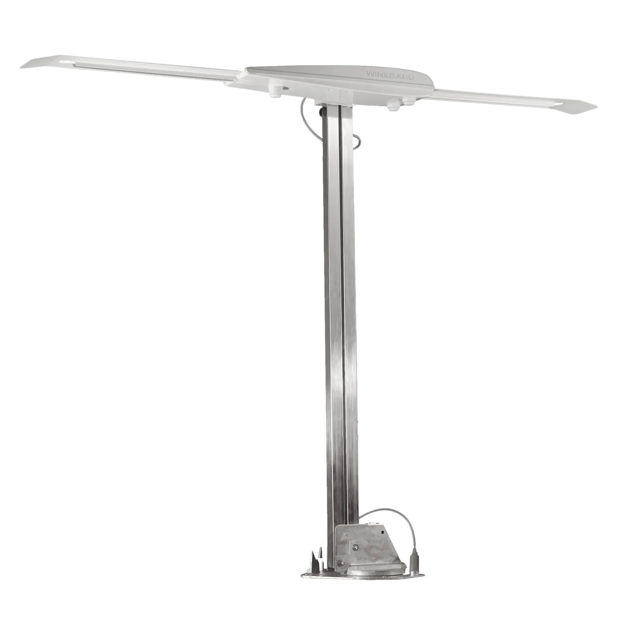 Winegard RV-3095 Sensar III Batwing Amplified RV TV Antenna (VHF/UHF, Digital, 4K Ready, 55 Mile Range), Light Gray Gen III