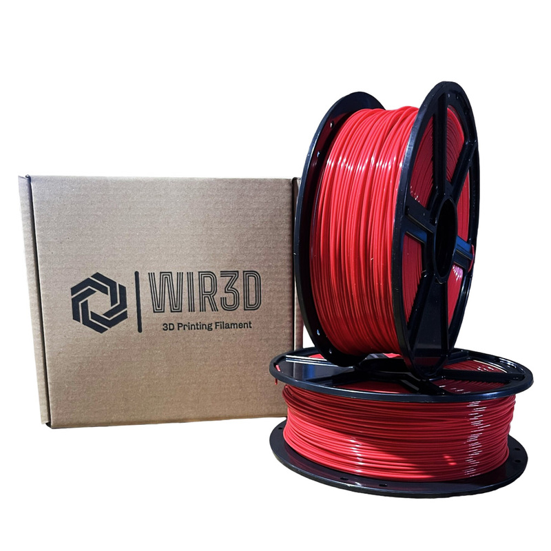 Wir3d PLA 1.75mm Filament – Red