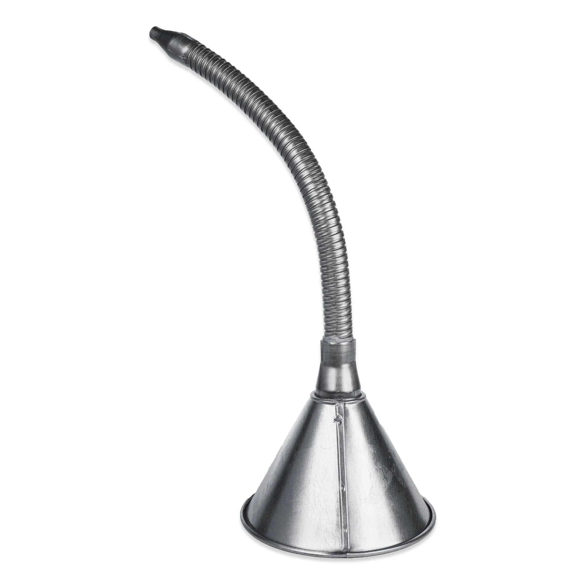 Funnel King 94460 1 Qt Galvanized Funnel W/ 14'' Flexible Spout, Multicolor