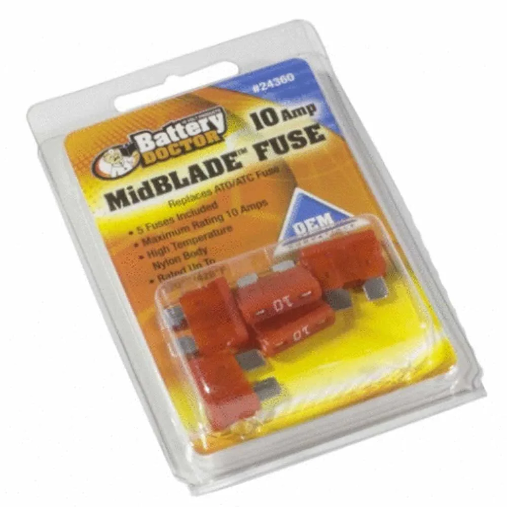 WirthCo Engineering Inc 24365 Fuse 15 Amp ATC/ATO Blade 5/Pk