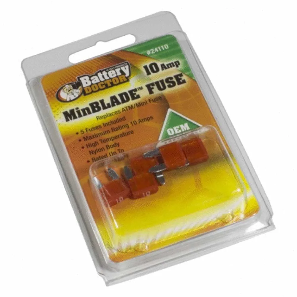 WirthCo 24115 Mini Blade Fuse - 15 Amp, 5-Pack