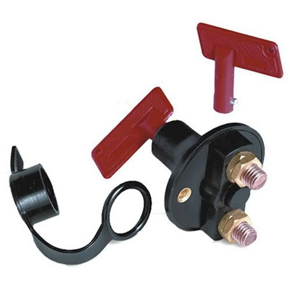 WirthCo 20314 Water Resistant Battery Master Switch - 12V 100A Key Operated