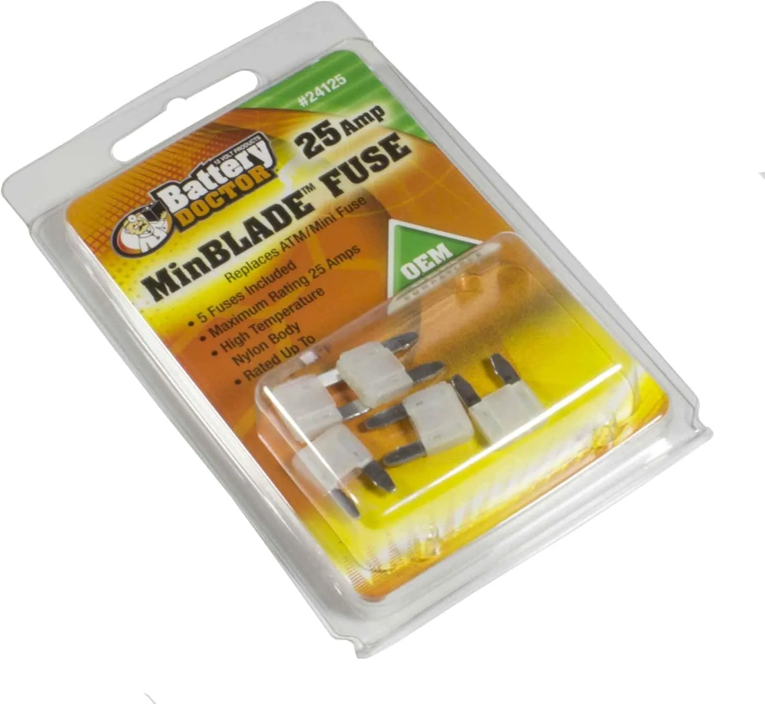 WirthCo 24125 25 Amp Min Blade Fuse
