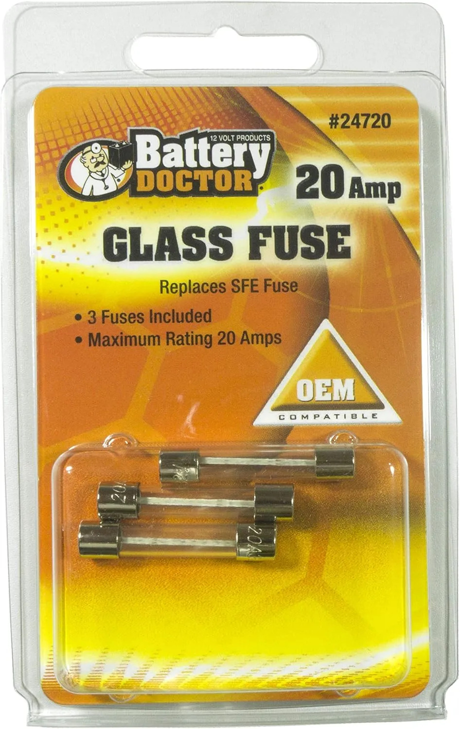 WirthCo 24720 SFE Glass Fuse, 4 Pack