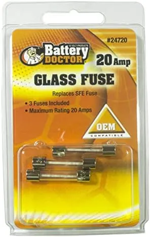 WirthCo 24720 SFE Glass Fuse, 4 Pack