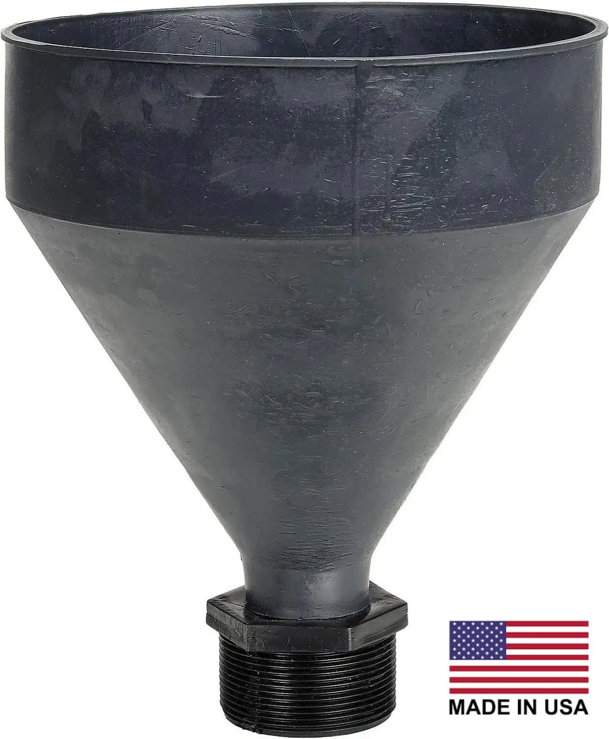 WirthCo Funnel King 3-Quart Drum Funnel with 2" Thread, Polyethylene