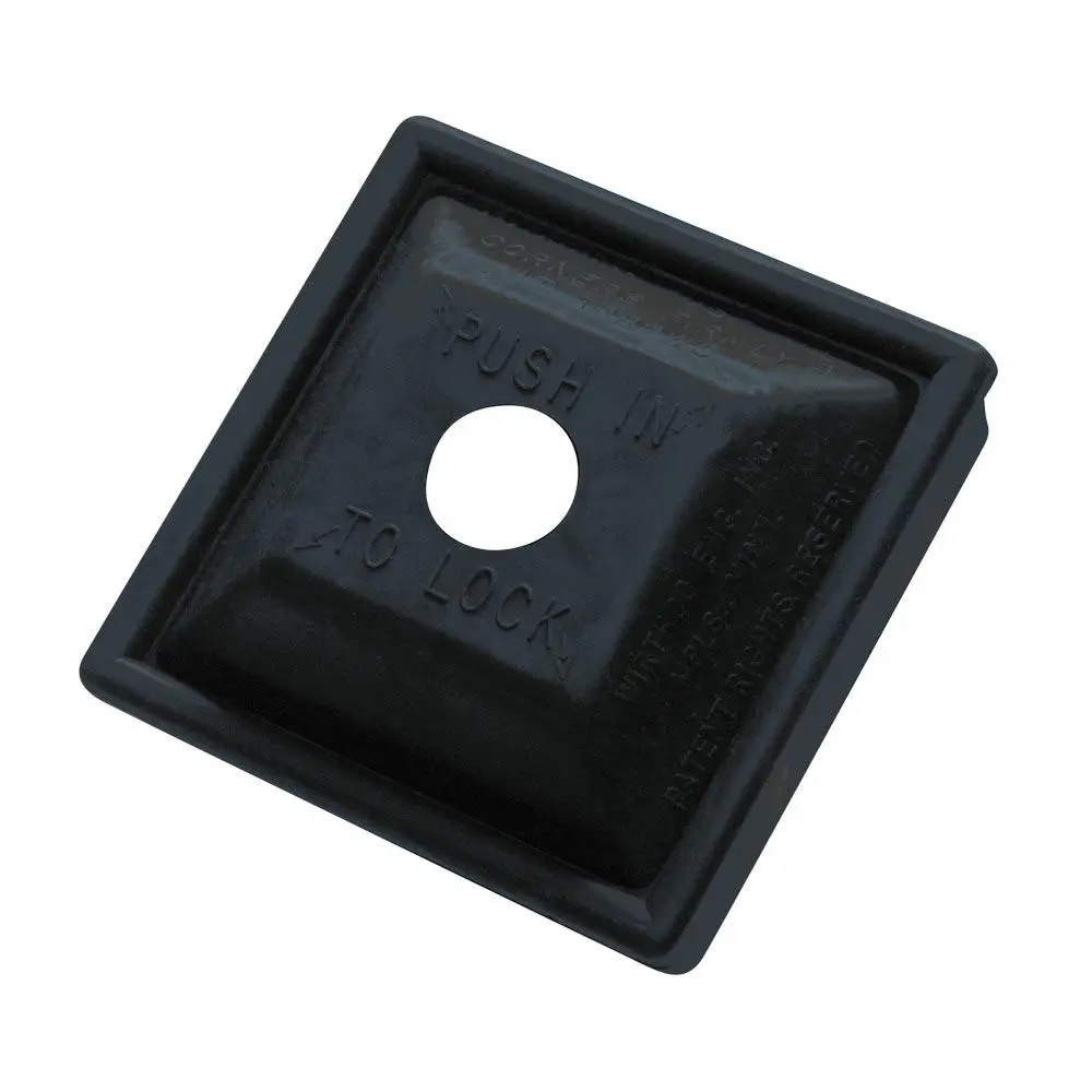 WirthCo 30000 RV Locking Bumper Plug - 4" Black