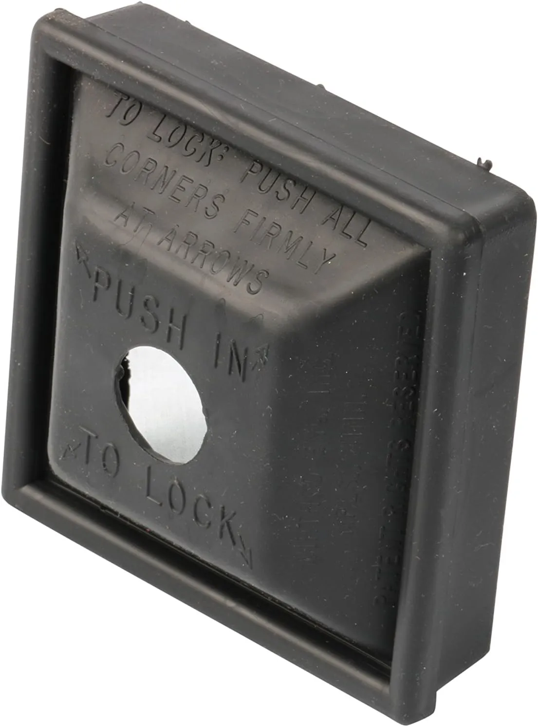 WirthCo 30000 RV Locking Bumper Plug - 4" Black