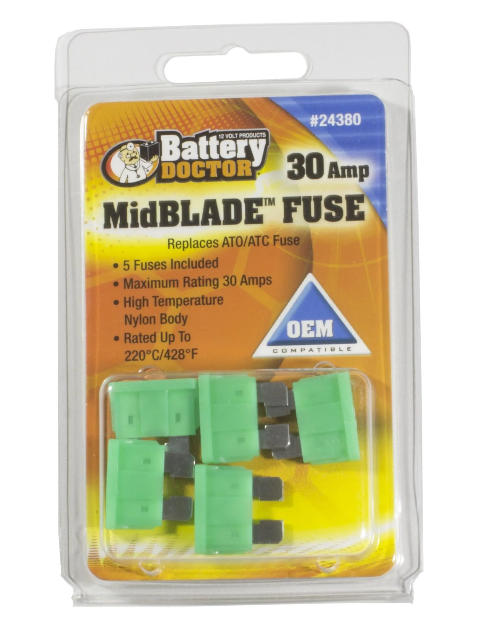 WirthCo Engineering Inc 24380 Fuse 30 Amp ATC/ATO Blade 5/Cd