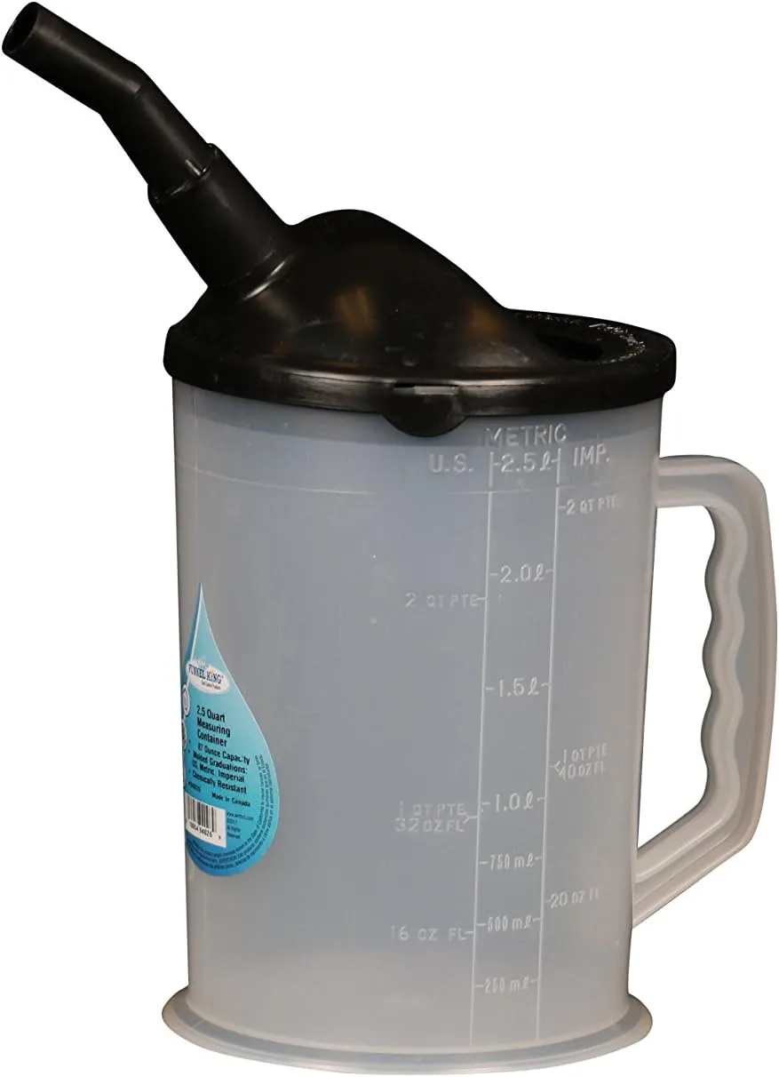 WirthCo Funnel King Heavy Duty Graduated Measuring Container with Spout