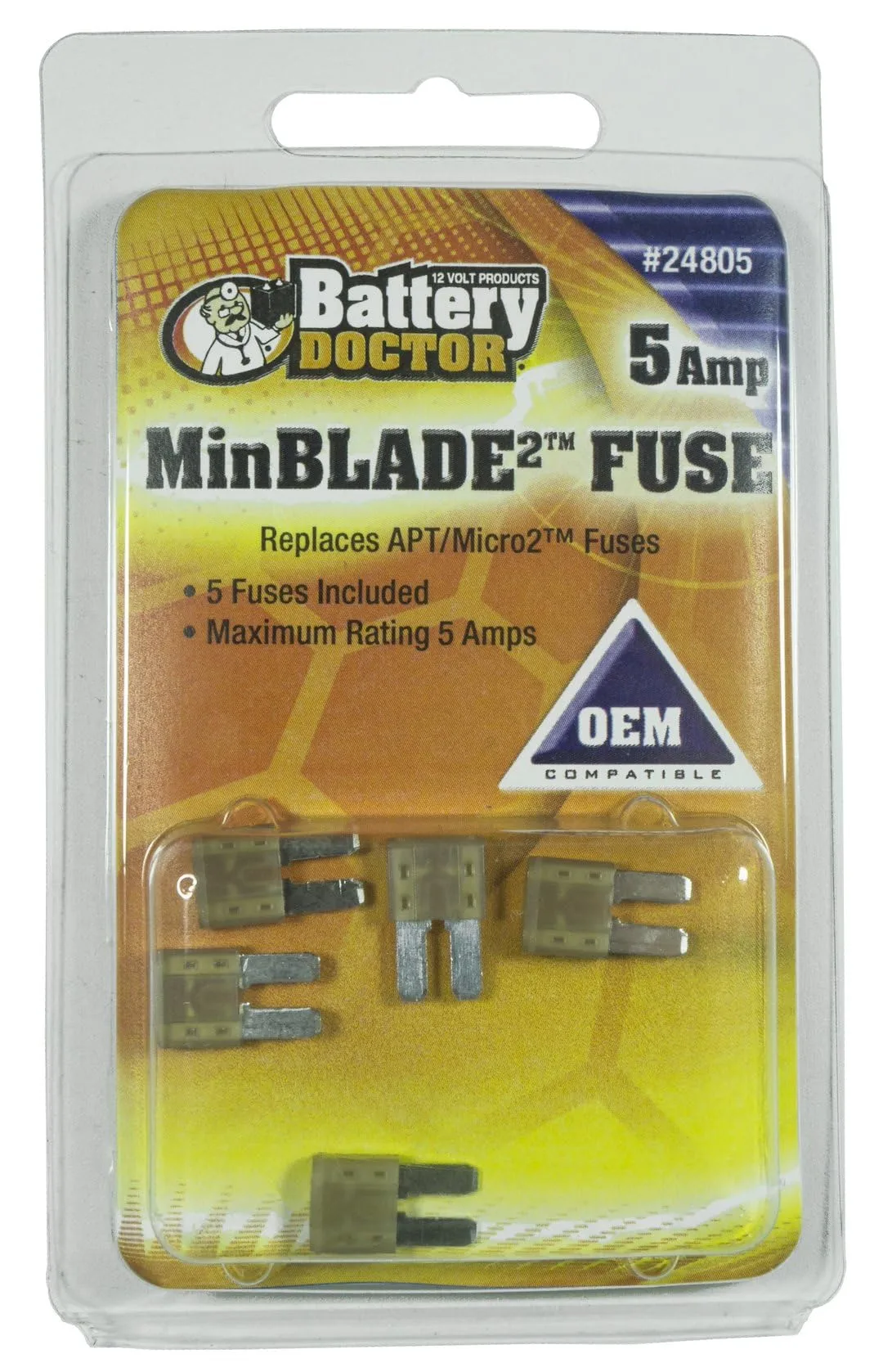 WirthCo Miniblade Fuse - 5-Pack