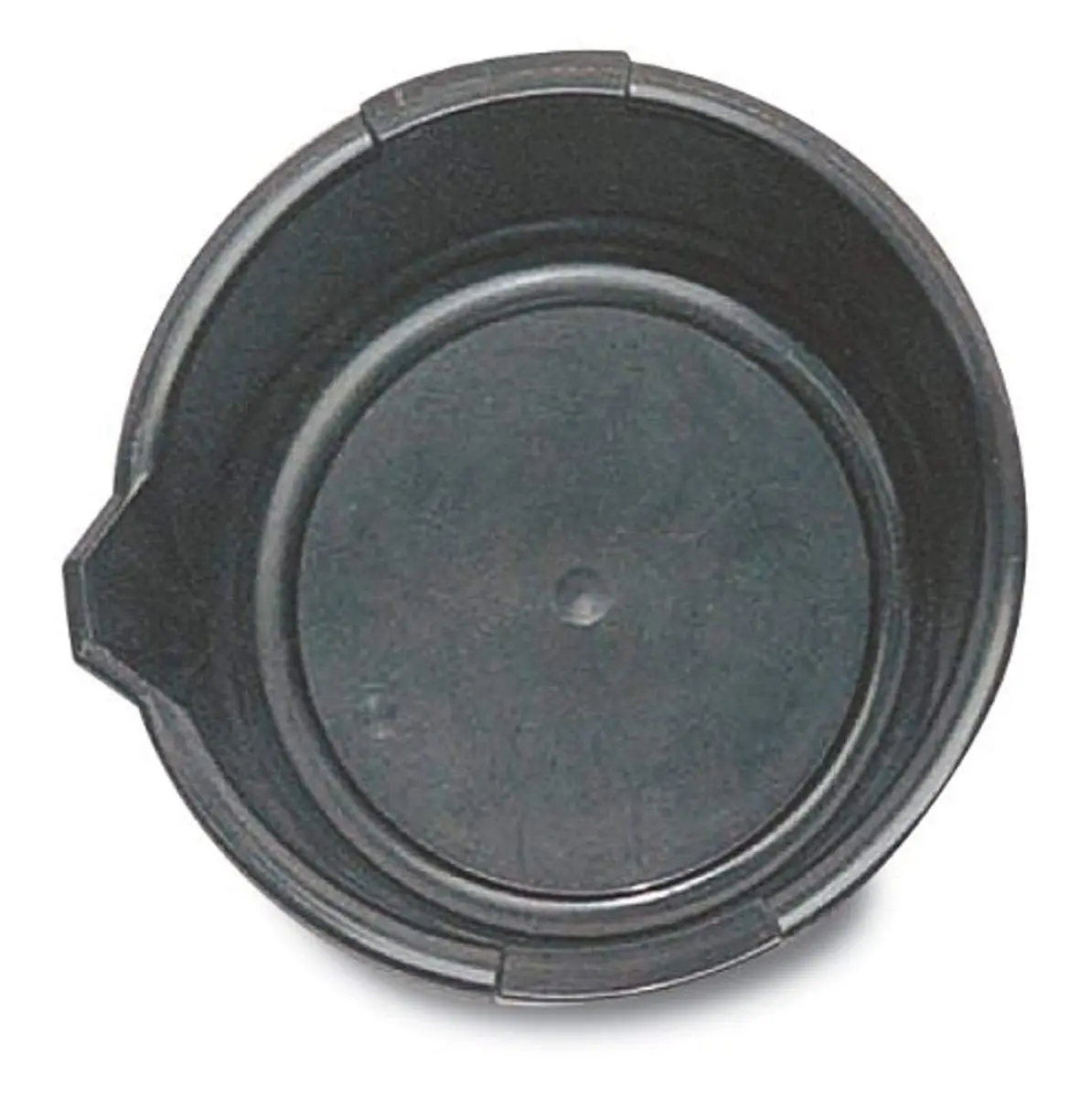 Funnel King 32950 Oil Drain Pan - 6.5 Qt, 13.5 x 13.5 x 4.5 in, Black