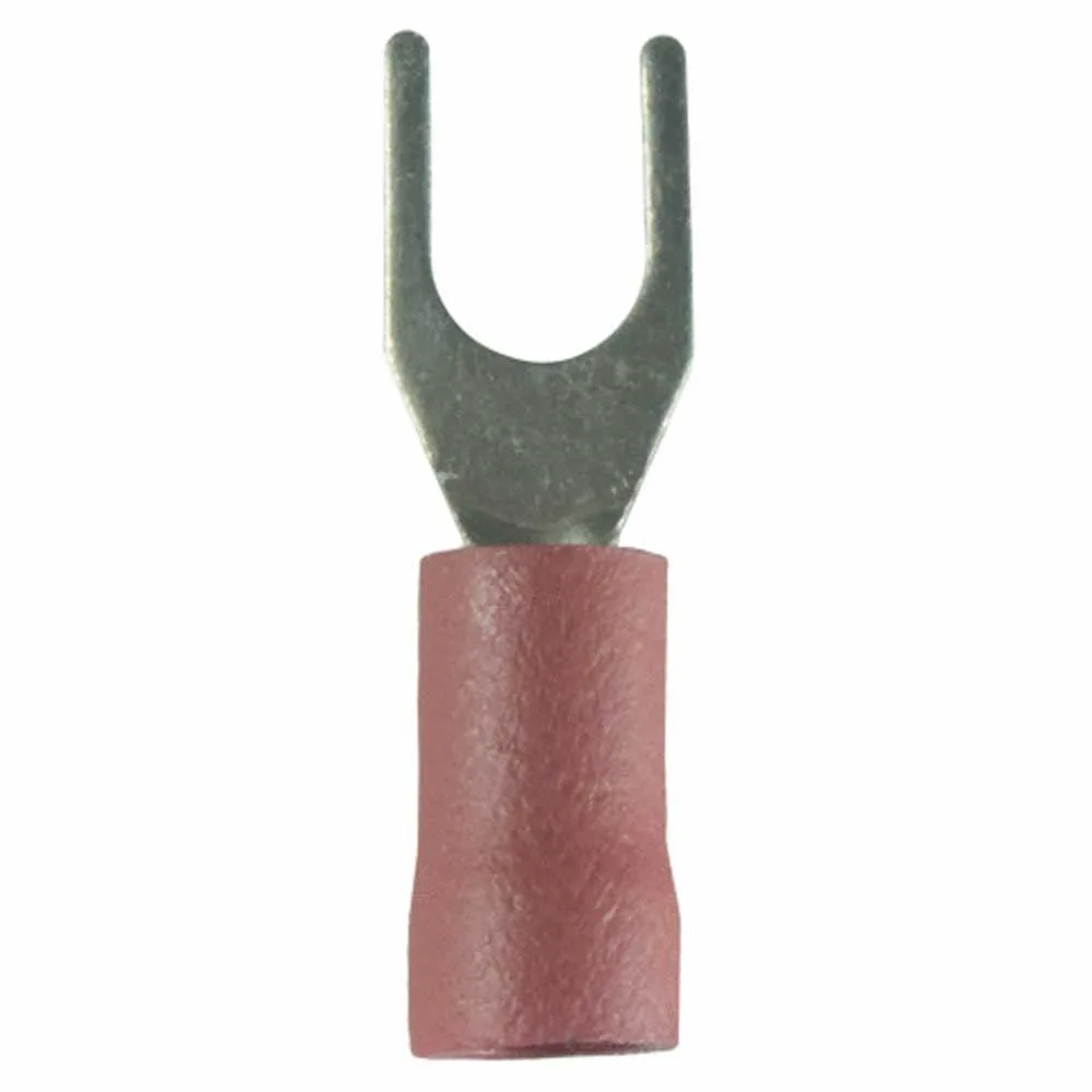WirthCo 80838 Vinyl Fork Terminal, 25 Pack 22-18 AWG #8