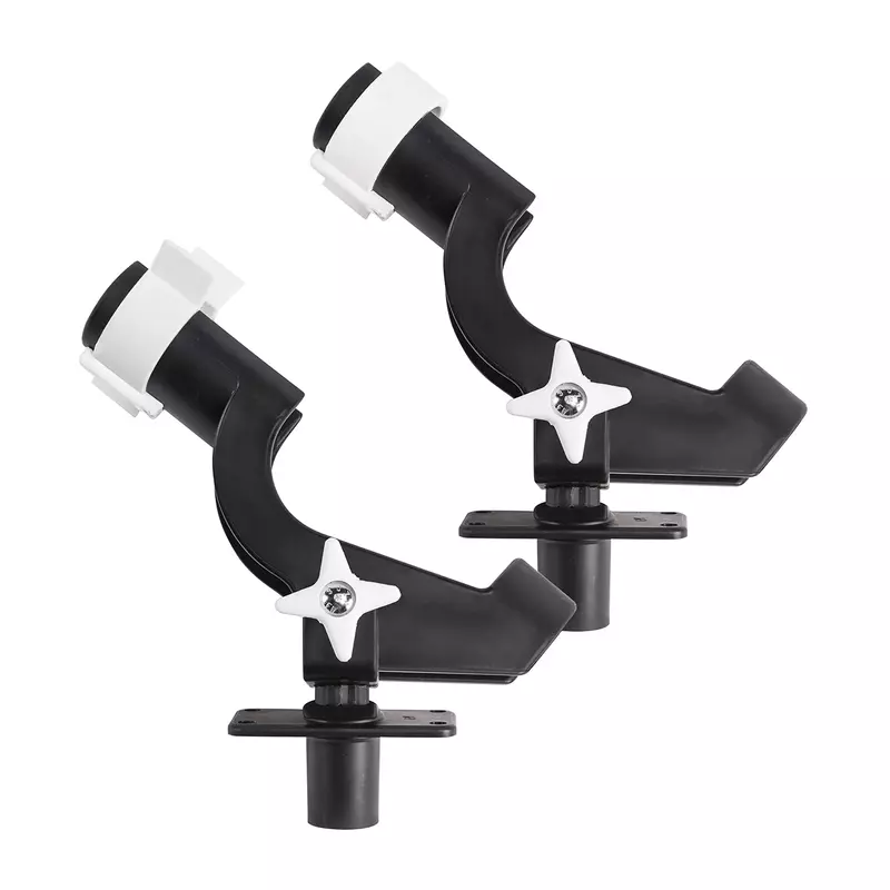 Wise 6040 Rod Tender with Flush Mount - Twin Pack, Black