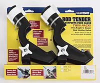 Wise 6040 Rod Tender with Flush Mount - Twin Pack, Black