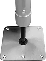 Wise 8WD3000 Threaded Kingpin Pedestal Complete Kit, 11" Height