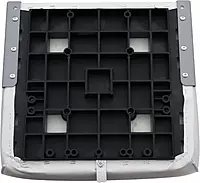 Wise Mid-Back Fishing Boat Seat with Logo White