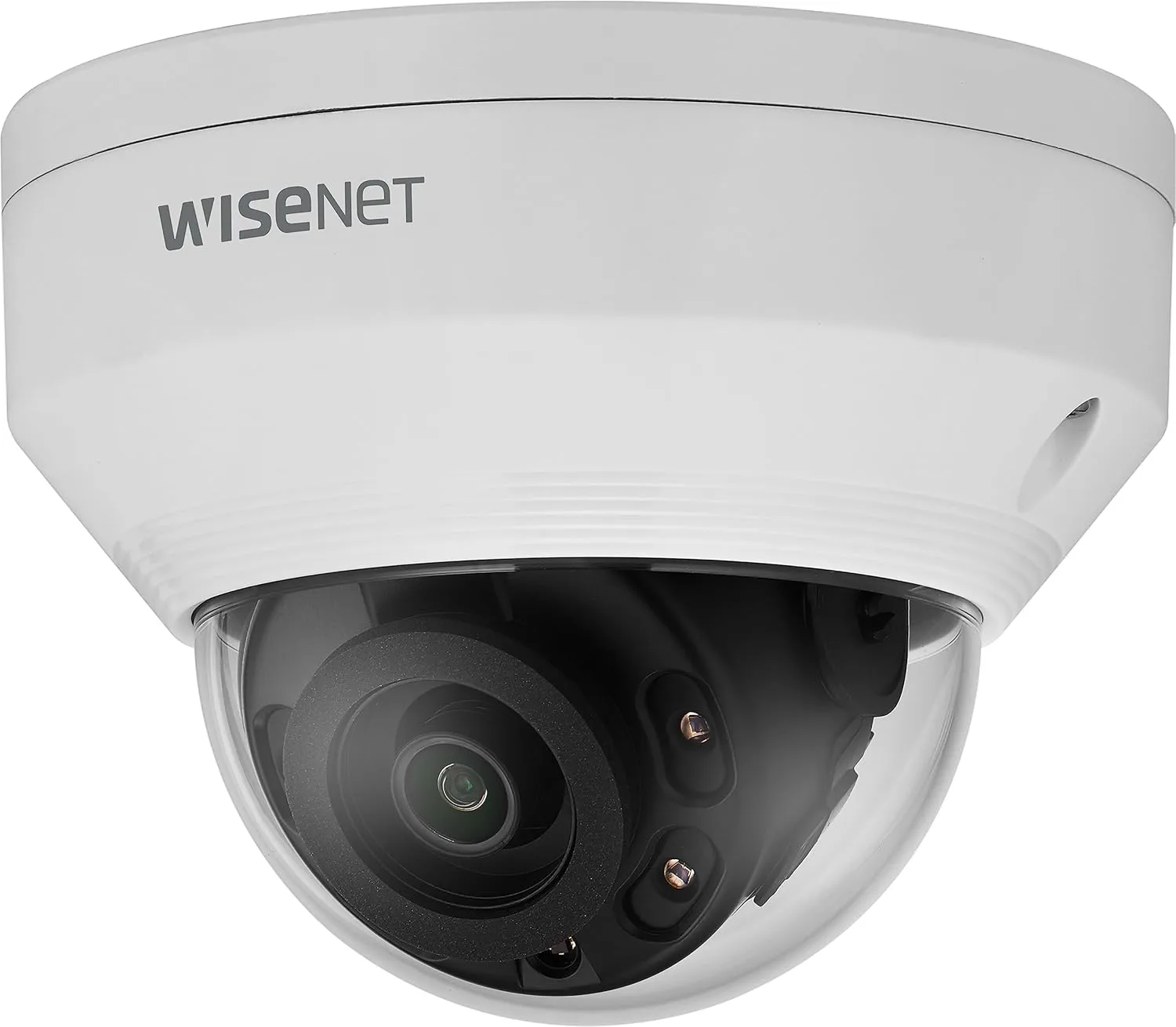 Wisenet ANV-L7012R 4 Megapixel Network Camera - Color - Dome - 65.62 ft Infrared Night Vision - H.264, H.265, MJPEG, H.265M