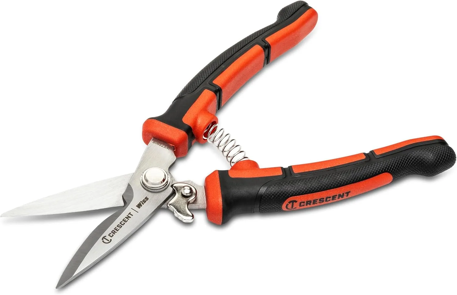 Crescent Wiss 8-1/2" EZ Utility Snip - Easy Snips for Home Improvement, Repair Shops & Garden
