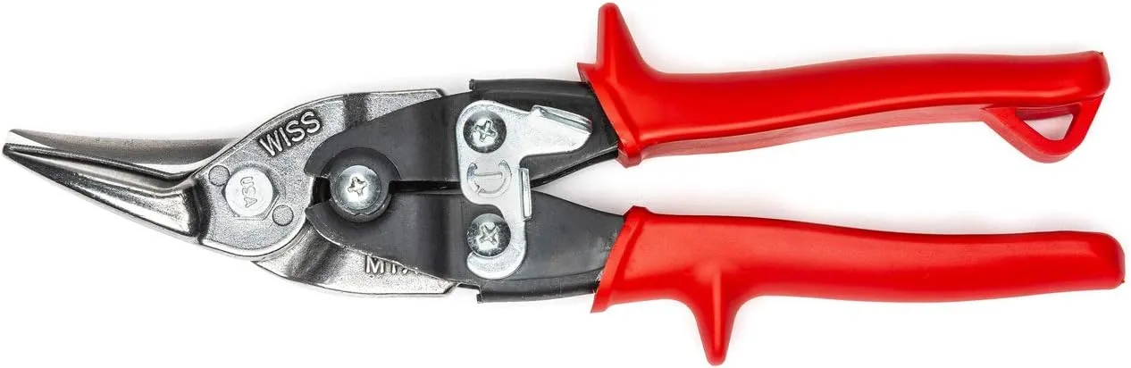Crescent Wiss 9-3/4" MetalMaster Compound Action Straight and Left Aviation Snips - M1R 1 Count (Pack of 1)