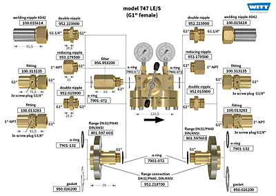 Dome Pressure Regulator 747LE/S