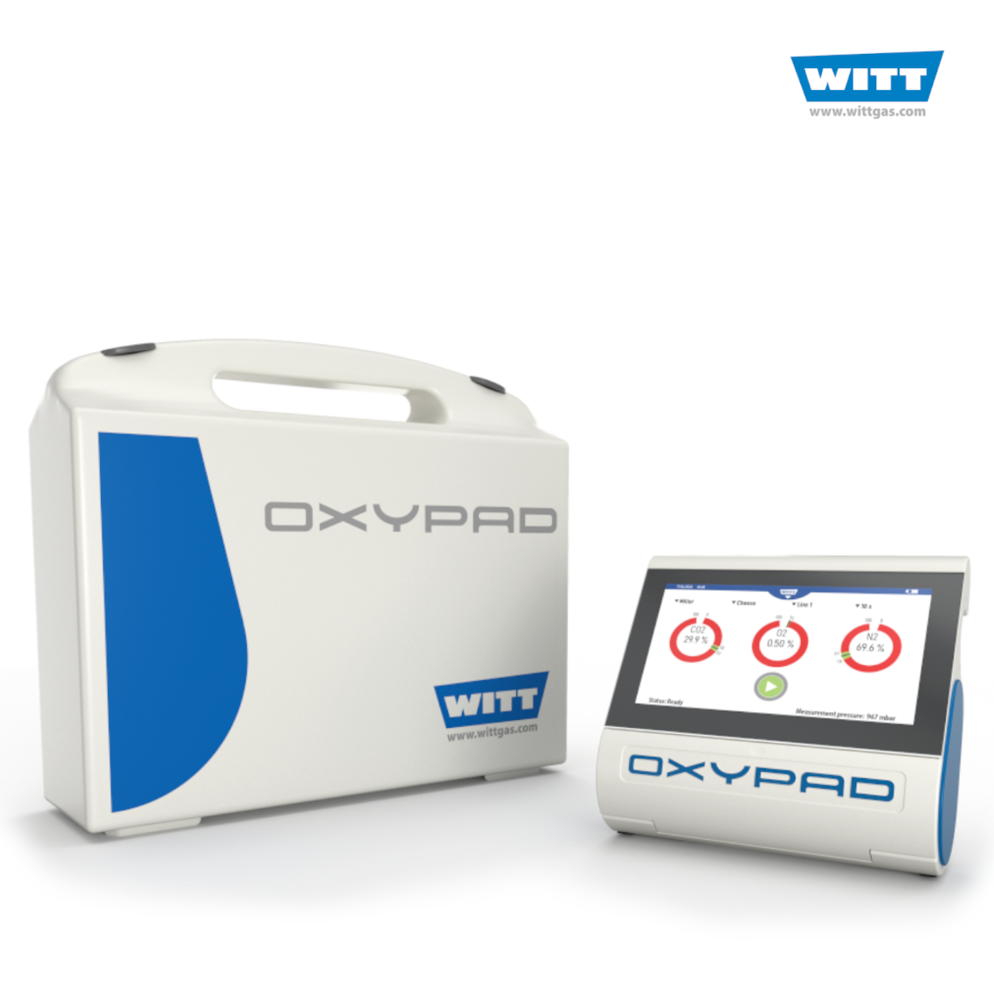 GAS ANALYSER OXYPAD for O2/CO2 GAS ANALYSER OXYPAD for O2/CO2