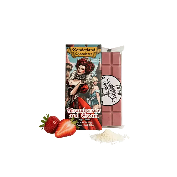 Wonderland Strawberries & Cream Chocolates