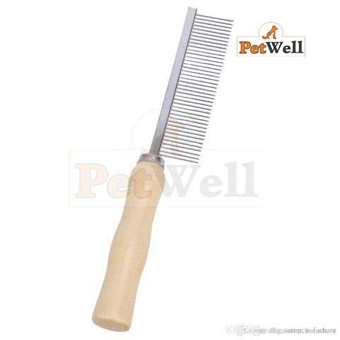 Petwell COMB WOODEN HANDLE SINGLE SIDE Petwell COMB WOODEN HANDLE SINGLE SIDE