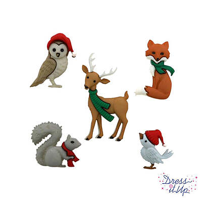 Bottoni Dress it Up - Woodland Holiday Bottoni Dress it Up - Woodland Holiday
