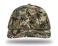 Custom 5 Panel Ribbit Rope Hats (Leatherette Patch)