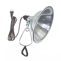 Woods Clamp Lamp Light with Aluminum Reflector; 150W; UL Listed; 6- Foot Cord 8.5 Inch